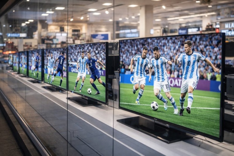 Crecen las ventas de televisores para ver a los campeones
